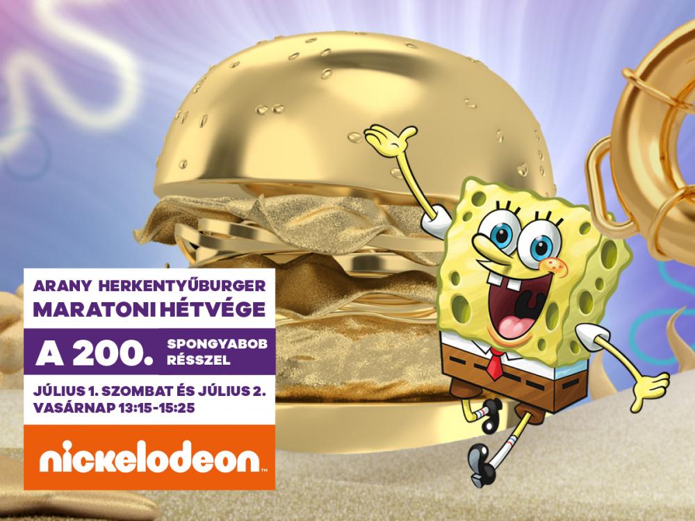 Káprázatos Arany Herkentyűburger maratonnal vár a Nickelodeon