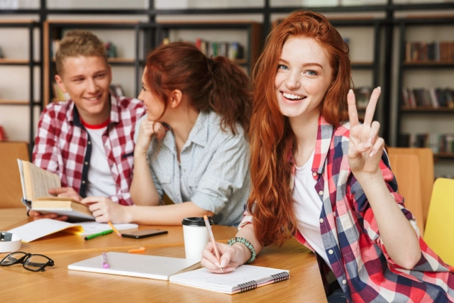 Boldog diákok együtt